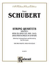 String Quartets, Volume I: Op. 29; Op. 125, Nos. 1 & 2; Op. Posth. in D Minor