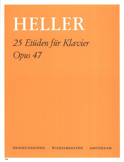 S. Heller: 25 Etueden Fuer Rhythmus + Ausdruck Op 47