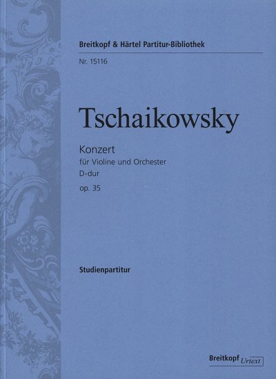 P.I. Tschaikowsky: Konzert D-Dur op 35, VlOrch (Stp)