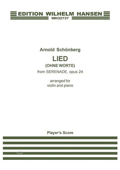 A. Schoenberg: Lied