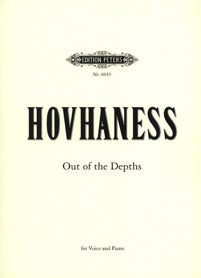 A. Hovhaness: Out Of The Depths Op 142/3
