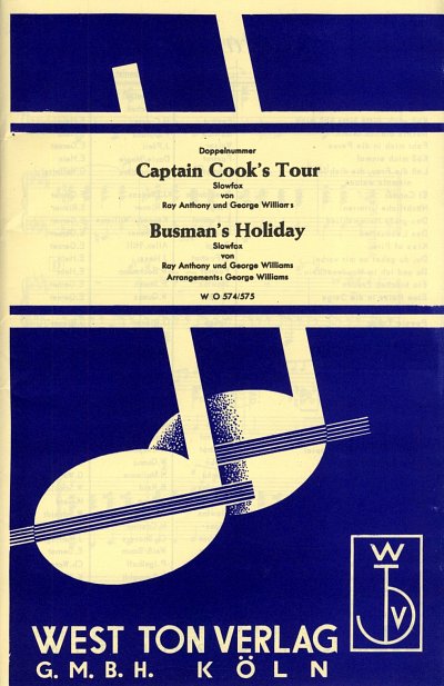 Anthony R. + Williams G.: Busman's Holiday (Bar. Sax. Solo) / Captain Cook's Tour (Bar. Sax. Solo)