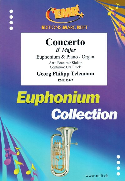 DL: G.P. Telemann: Concerto Bb Major, EuphKlav/Org