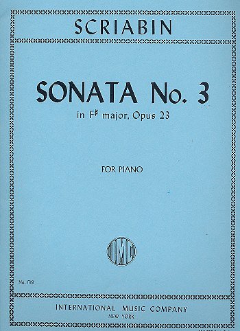 A. Skrjabin: Sonata N. 3 Op. 23, Klav
