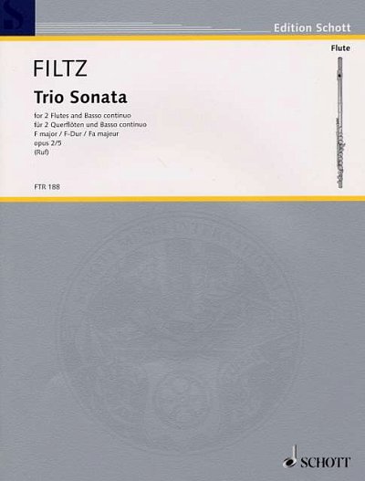 F. Anton: Trio Sonata F-Dur op. 2/5 , 2FlBc (Pa+St)