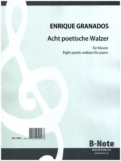 G.E. (1867-1916): Acht poetische Walzer für Klavier, Klav