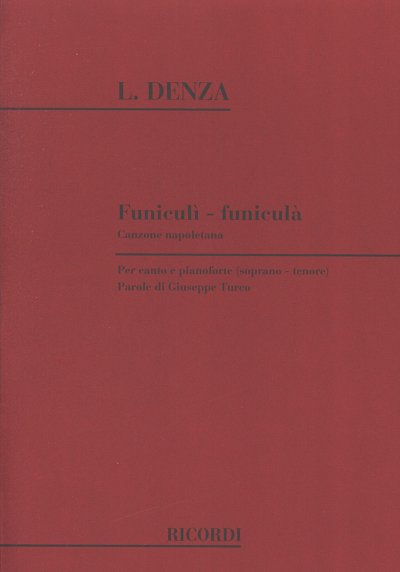 AQ: L. Denza: Funiculi - Funicula', GesKlav (B-Ware)