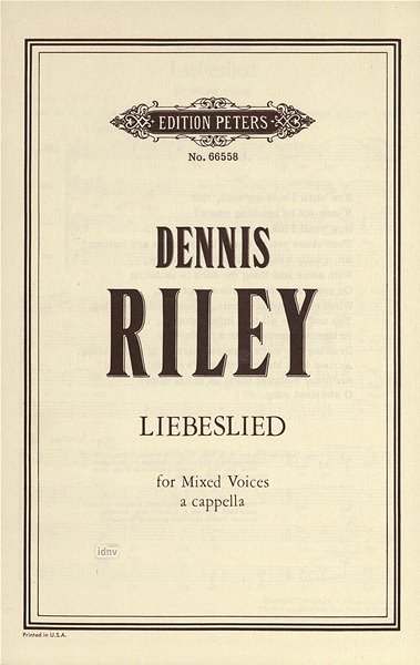 D. Riley et al.: Liebeslied: Wie soll ich meine Seele halten (1964)
