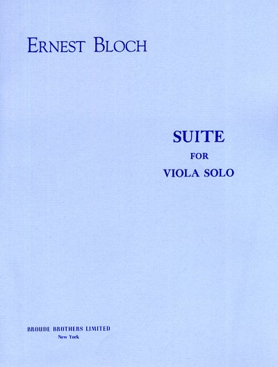 E. Bloch: Suite