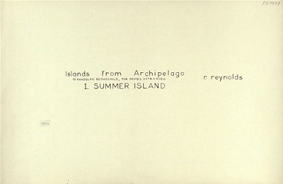 R. Reynolds: Islands from Archipelago Nr. 1: Summer Island
