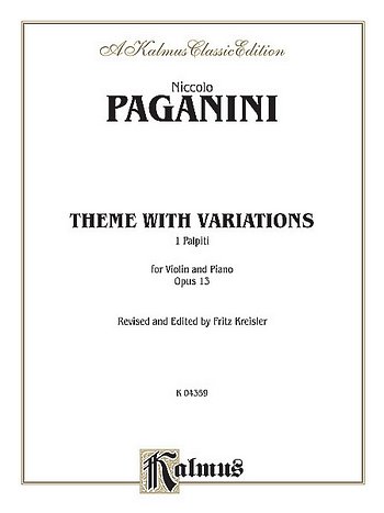 N. Paganini: Theme with Variations, Op. 13