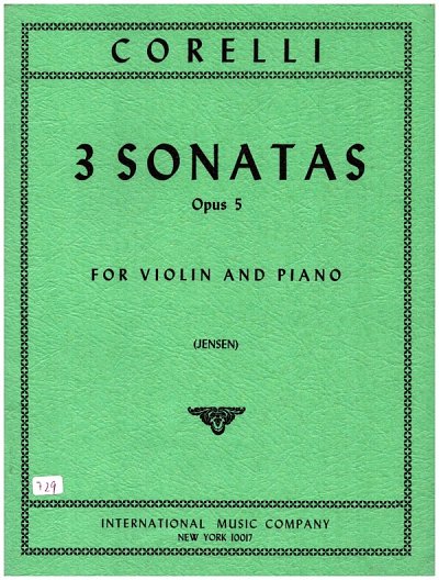 3 Sonate Op. 5, VlKlav (KlavpaSt)