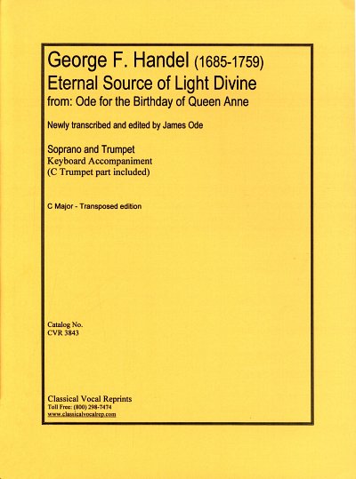 AQ: G.F. Händel: Eternal Source of Light Div, GesST (B-Ware)