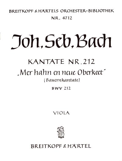 J.S. Bach: Kantate BWV 212