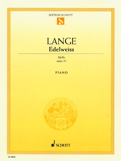 G. Lange: Edelweiss op. 31