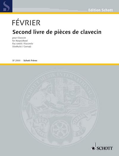 Février, Pierre: Second livre de pièces de clavecin