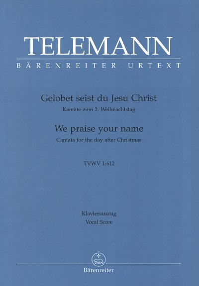 G.P. Telemann: Gelobet seist du, Jesu Christ TWV 1:612 (KA)