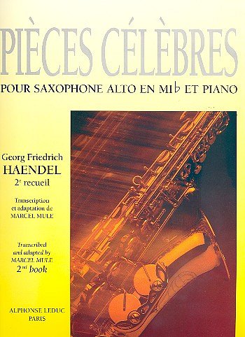 G.F. Händel: Pièces Célèbres Vol.2, ASaxKlav (Bu)