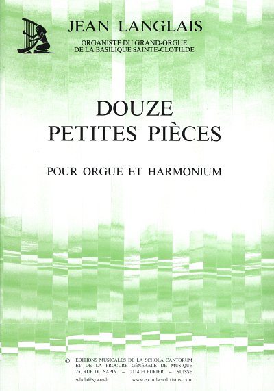 J. Langlais: 12 Petites Pieces, Orgm/Hrm