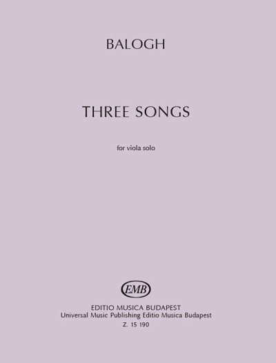 M. Balogh: Three Songs