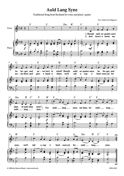 DL: Auld Lang Syne Folk Song