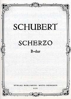 F. Schubert: Scherzo Nr. 1 B-Dur