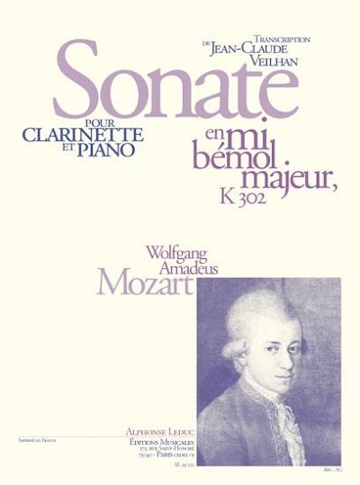 W.A. Mozart: Sonate En Mi Bémol Majeur K, KlarKlv (KlavpaSt)