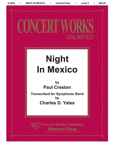 Night in Mexico, Orch (Pa+St)