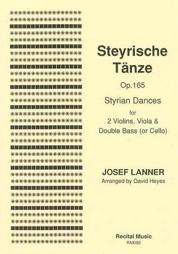 J. Lanner: Steyrische Tanze, 2VlVaVc (Pa+St)