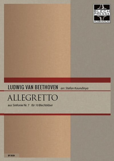 L. v. Beethoven: Allegretto aus Sinfonie Nr, 10Blech (Pa+St)