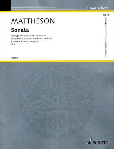 J. Mattheson: Sonata A-Dur , Fl/VlBc
