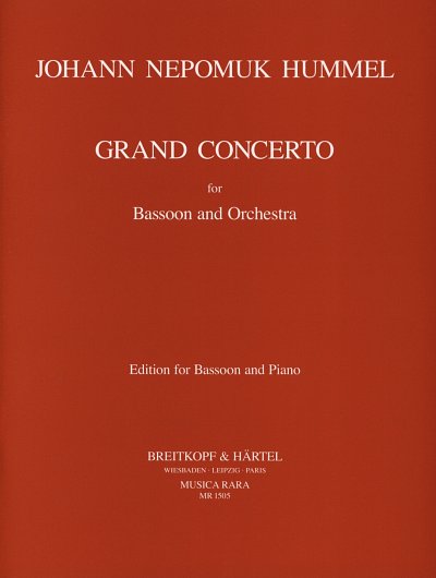 J.N. Hummel: Grand Concerto F-Dur, FagOrch (KASt)