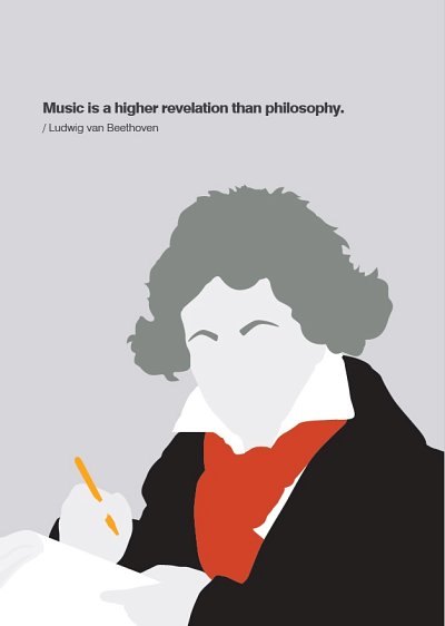 Beethoven Portrait Greetings Card (Postkarte)