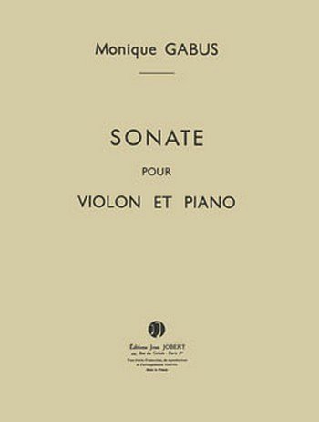 M. Gabus: Sonate, VlKlav (Part.)