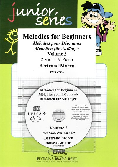 B. Moren: Melodies for Beginners Volume 2, 2VleKlav (+CD)