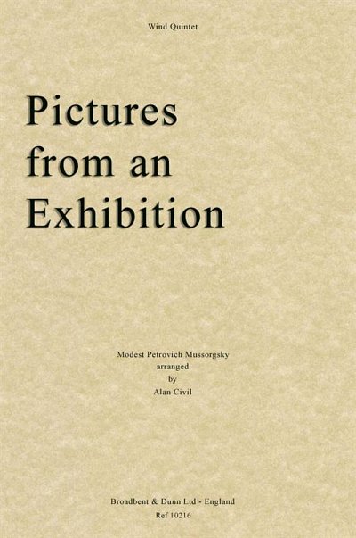 M. Mussorgski: Pictures from an Exhibition (Pa+St)