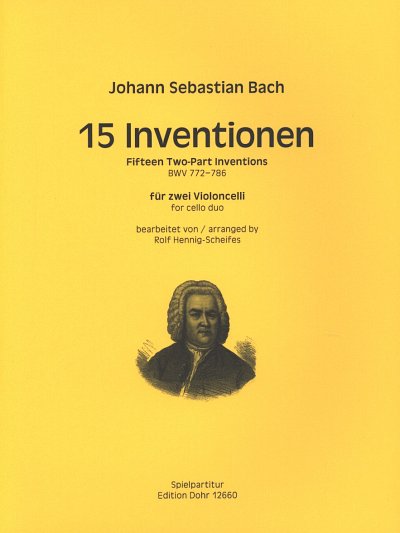 J.S. Bach: 15 Inventionen BWV 772-786, 2Vc (Sppa)