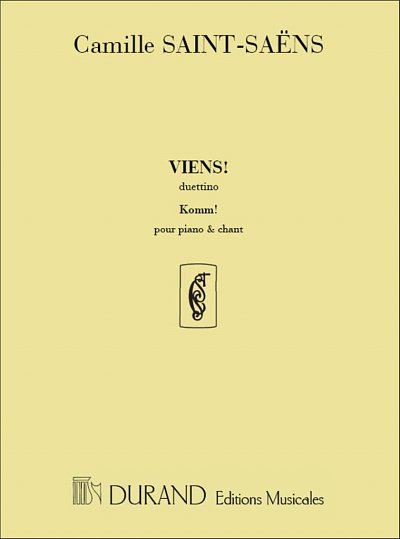 C. Saint-Saëns: Viens Ve-Vg- Piano (Fr-All), GesKlav