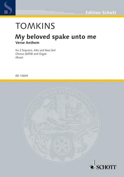 T. Thomas: My beloved spake unto me  (Part.)