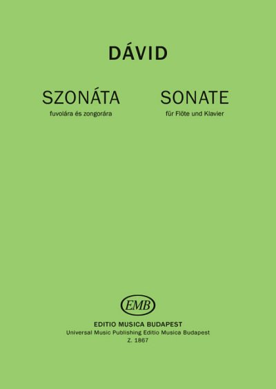 G. Dávid: Sonate, FlKlav (KlavpaSt)