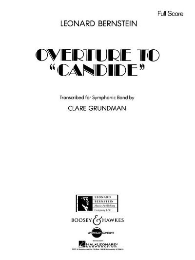 L. Bernstein: Candide Overture, Blaso (Part.)