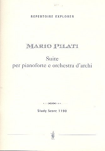 M. Pilati: Suite per pianoforte e