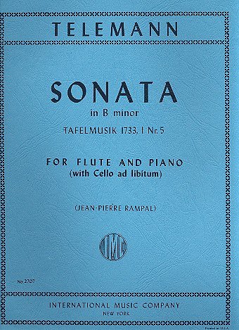 G.P. Telemann: Sonata Si Minore (Cello Ad Lib.) (Rampal), Fl