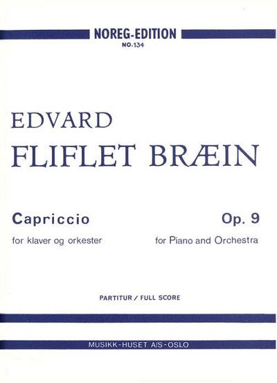 E.F. Bræin: Capriccio op. 9
