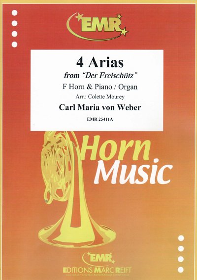 C.M. von Weber: 4 Arias, HrnOrg/Klav