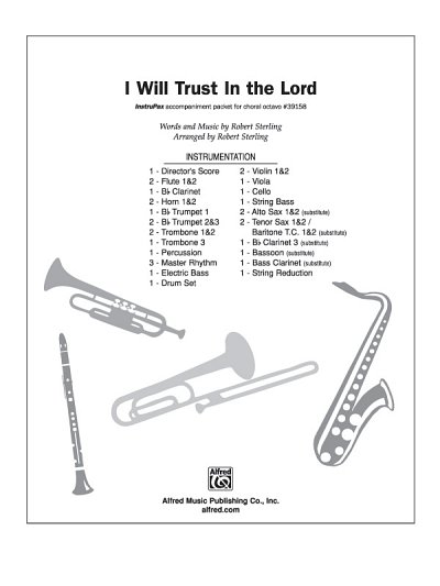 R. Sterling: I Will Trust in the Lord (Stsatz)