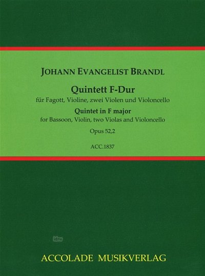 J.E. Brandl: Quintett F-Dur op.52/2, FagStr (Pa+St)