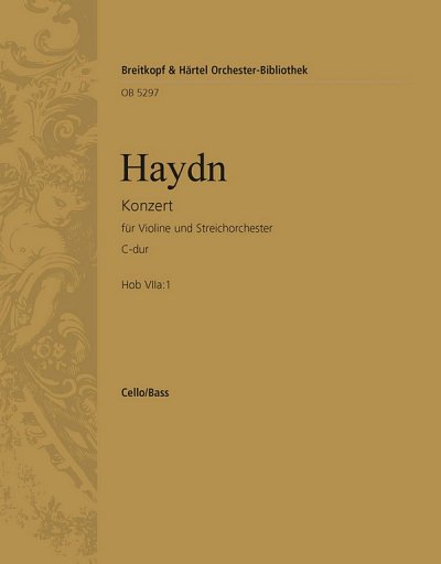 J. Haydn: Konzert für Violine und Streichor, VlStroBc (VcKb)