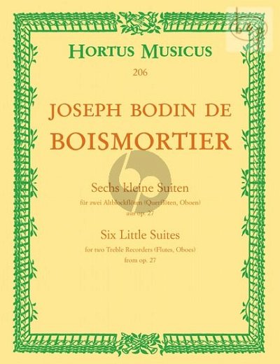 J.B. de Boismortier: Duetten (Bu)