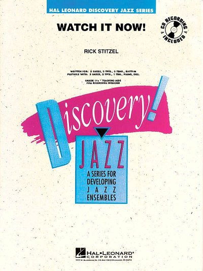 R. Stitzel: Watch It Now!, Jazzens (Pa+St)